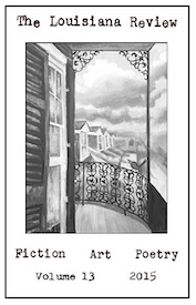 Image of cover of lareview with artwork of new orleans