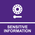 sensitive information