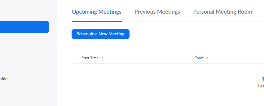 schedule meeting