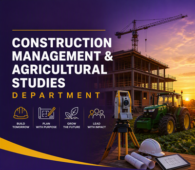 Construction Management and Agriculture