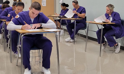 Nursing Students Taking Exam