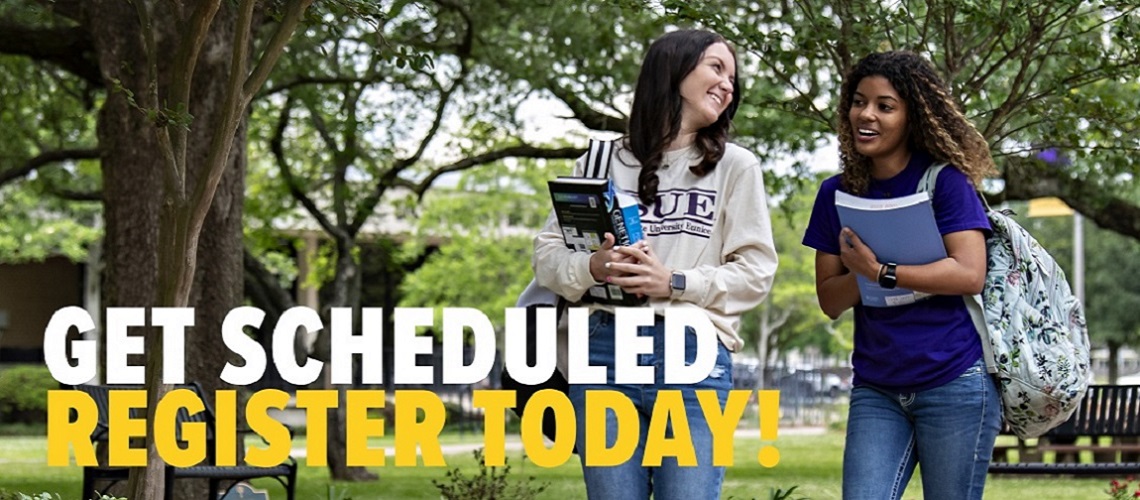 Students walking across campus